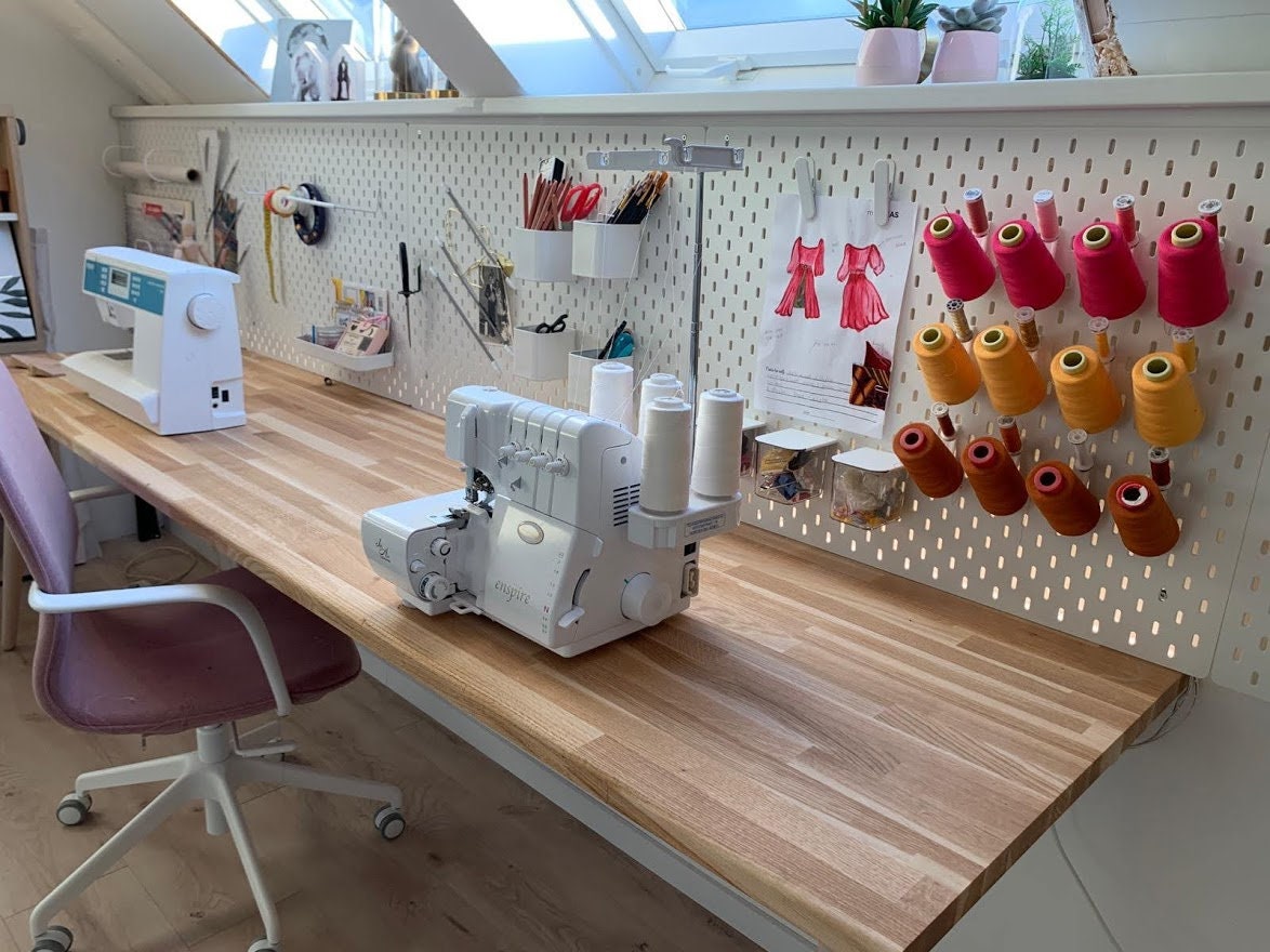 IKEA Sewing Thread Spool & Bobbin Holders for SKÅDIS Pegboard Etsy UK