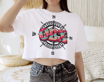 T-shirt coupé Outter Banks