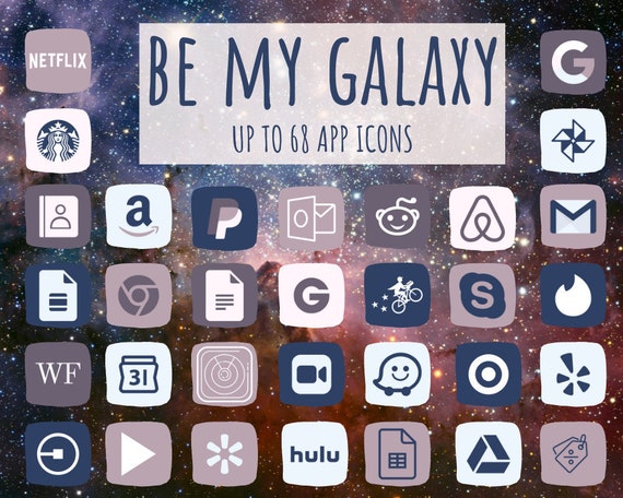 68 Big Pack Universe Ios 14 App Symbole App Icons Fur Ios 14 Etsy