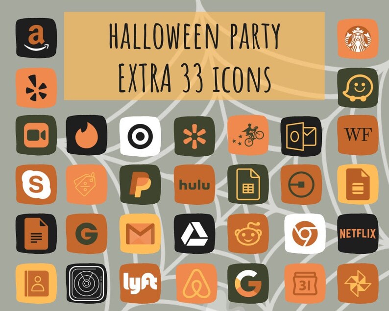 68 BIG PACK Halloween iOS 14 app icons Scary App Icons for 68 BIG PACK Halloween iOS 14 app icons Scary App Icons for