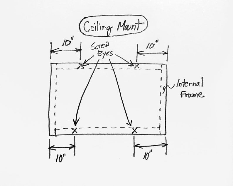 CEILING /& CORNER Mounting Kit for hanging Acoustic Panels and pictures Wall Art Installation Instructions Included Heavy Duty Hardware