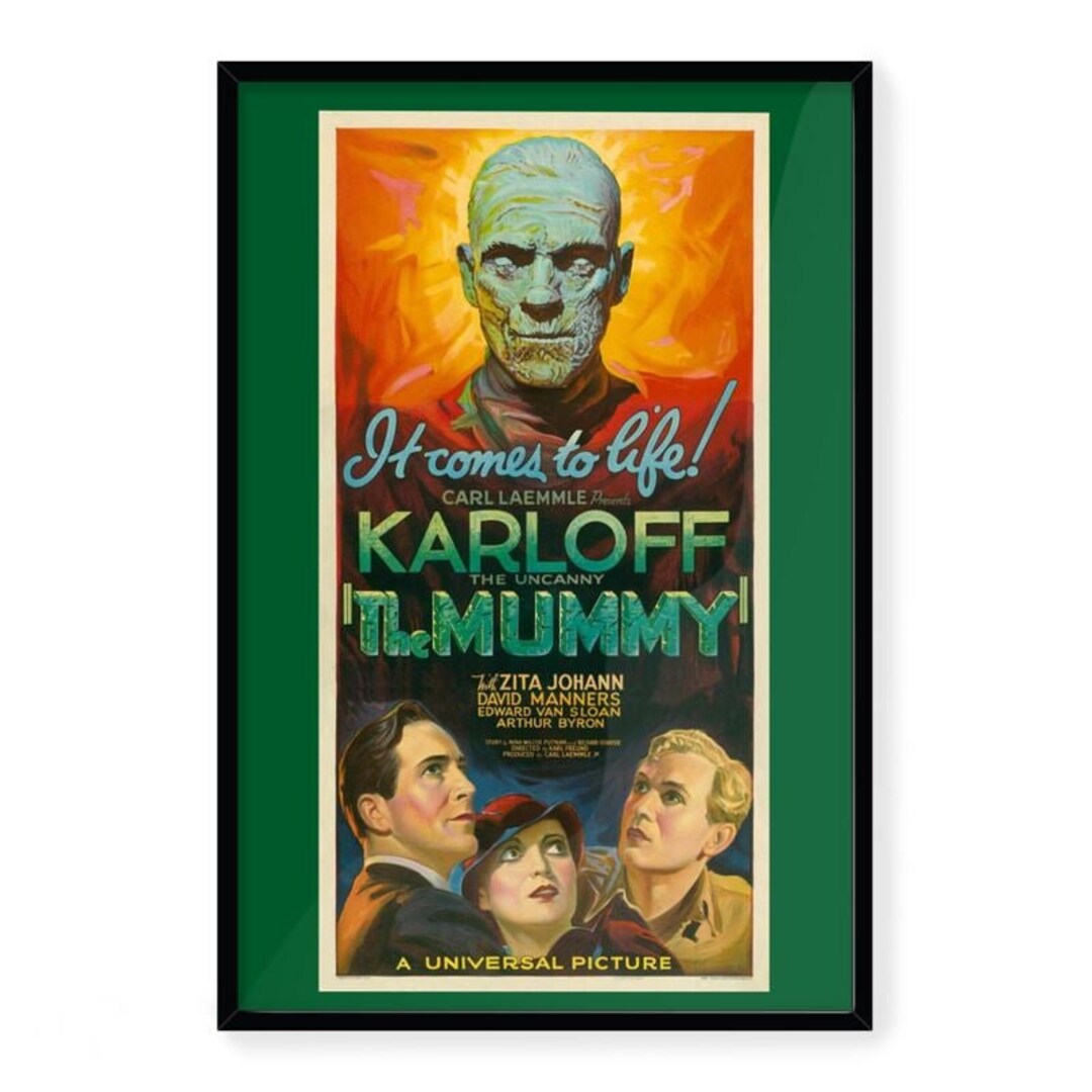 Vintage Boris Karloff "the Mummy" Premium Art Print - Etsy