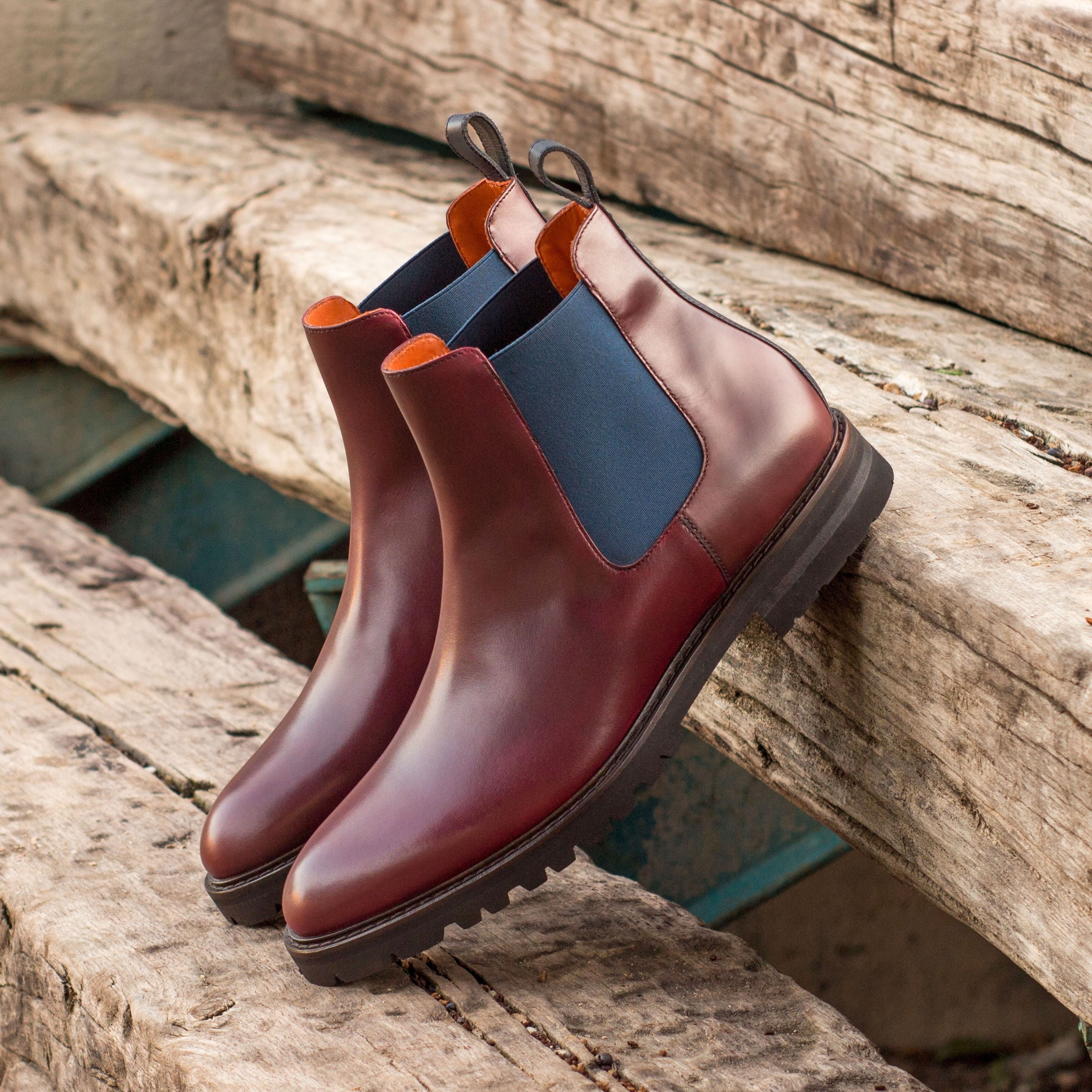 The Hugh Chelsea Boot Luxury Leather Goodyear Welted - Etsy