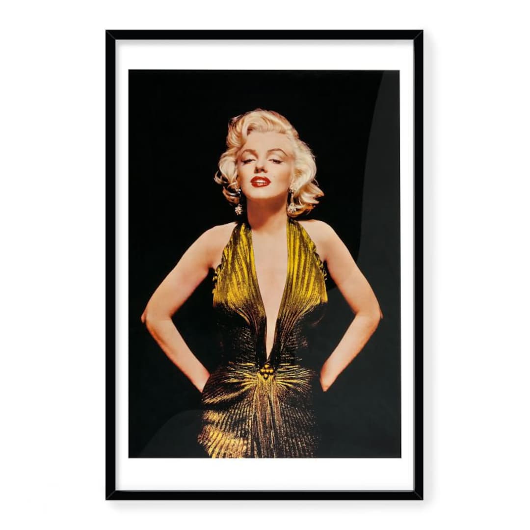 Marilyn Monroe Framed Poster Print - Etsy