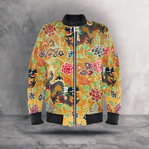 Handmade Velvet Bomber Jacket, Satin Bomber Jacket, Quilted Lining, Luxury Bomber Jacket, Plus Sizes, Waterproof Bomber Jacket