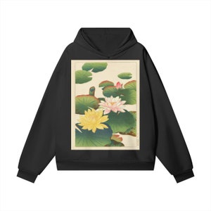 Heavyweight Hoodie Japanese Art Print 460GSM Oversized