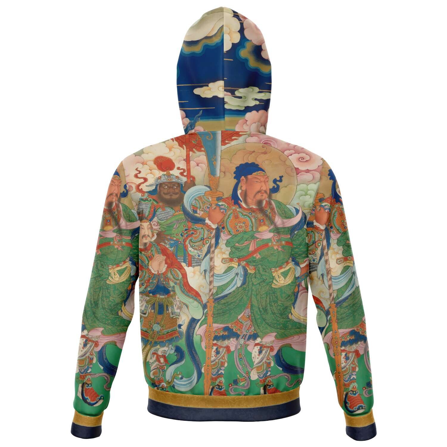 オヘシオ flower applique hooded zip-up flower applique hooded zip-up (gray) - OHESHIO