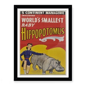 Baby Hippo Print