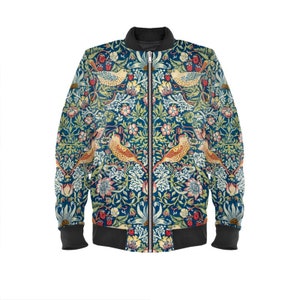 William Morris Strawberry Thief Women's Bomber Jacket
