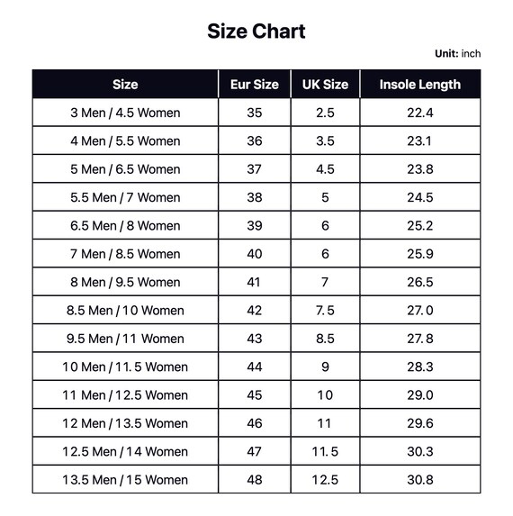 靴 Mana size 36 SIZE GUIDE
