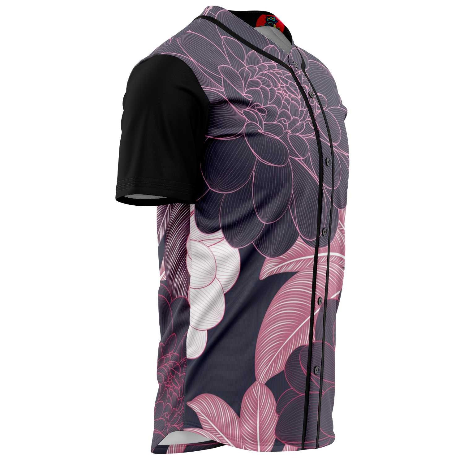 Midnight Flower Unisex Baseball Jersey - Etsy