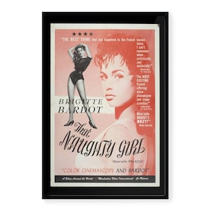 Bridget Bardot Classic Movie Poster