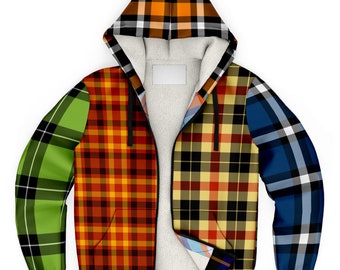 Multi Plaid Microfleece