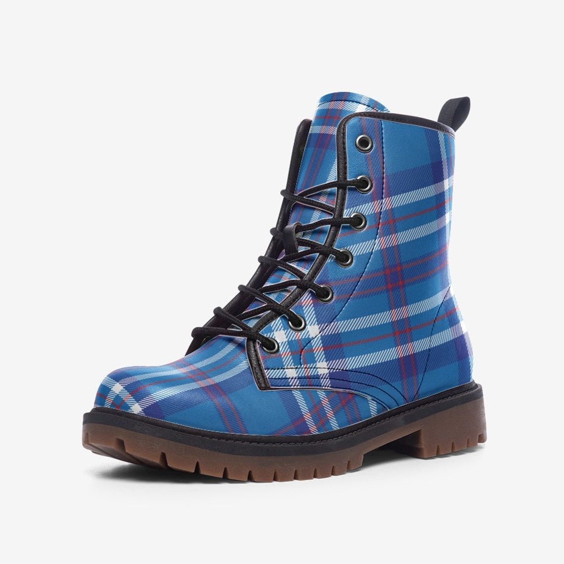 Y2K Lace-Up Combat Boots with Breathable Comfort and Durable Design main image 0