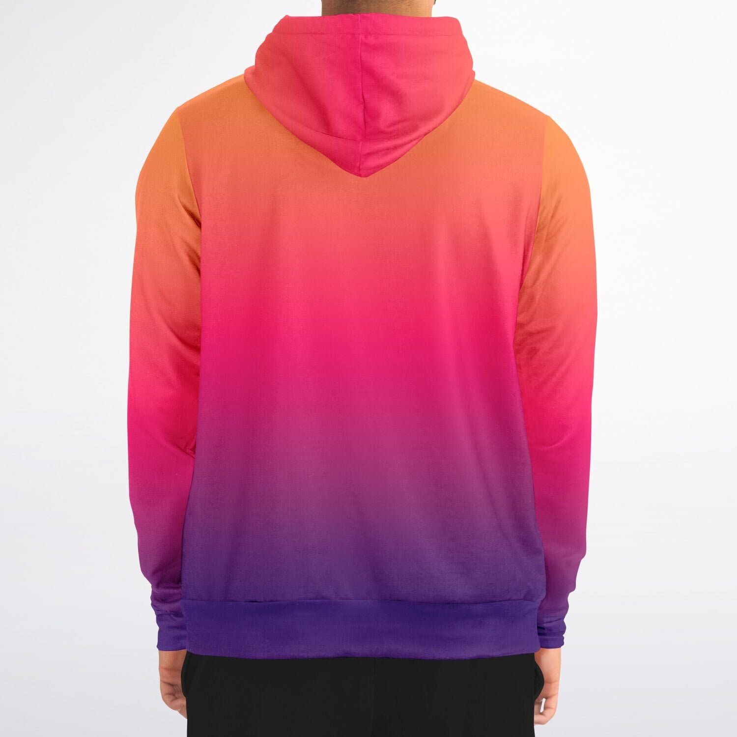 Ombre Zip up Hoodie, Lightweight Hoodie, Fall Hoodie Ombre Zip up Hoodie, Lightweight Hoodie, Fall Hoodie