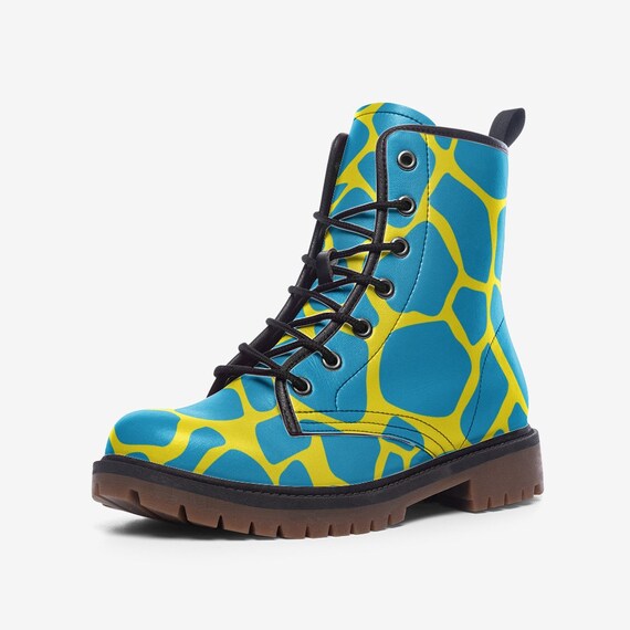 Neon yellow hotsell combat boots
