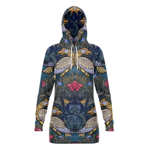 Longline Gothic Hoodie