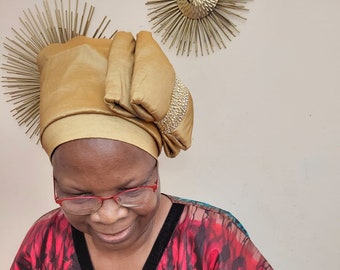 Women Turban Hat/Cap - Ready to Wear Cap- Tie Back