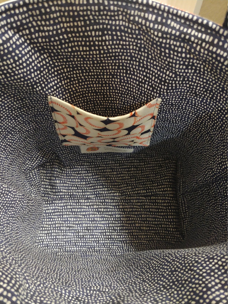 SMALL BASEBALL Open Tote bag