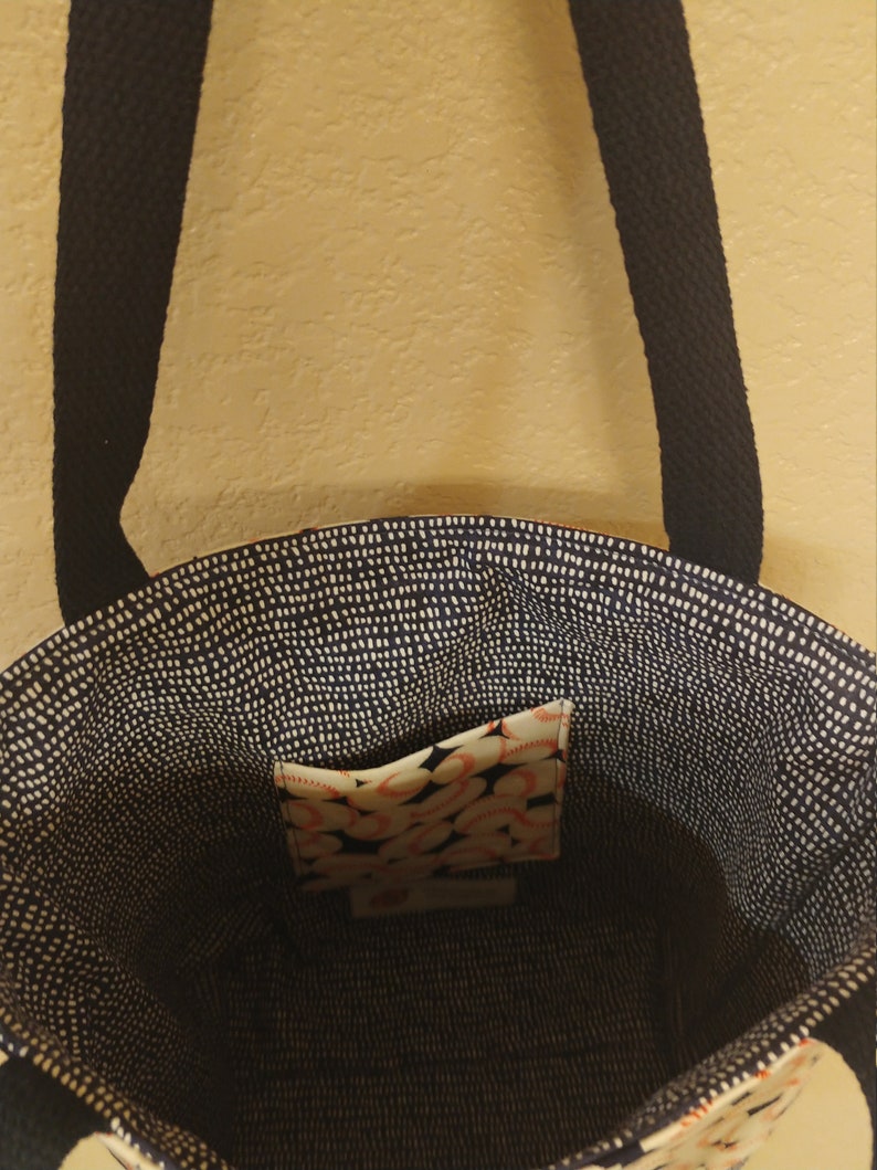 SMALL BASEBALL Open Tote bag