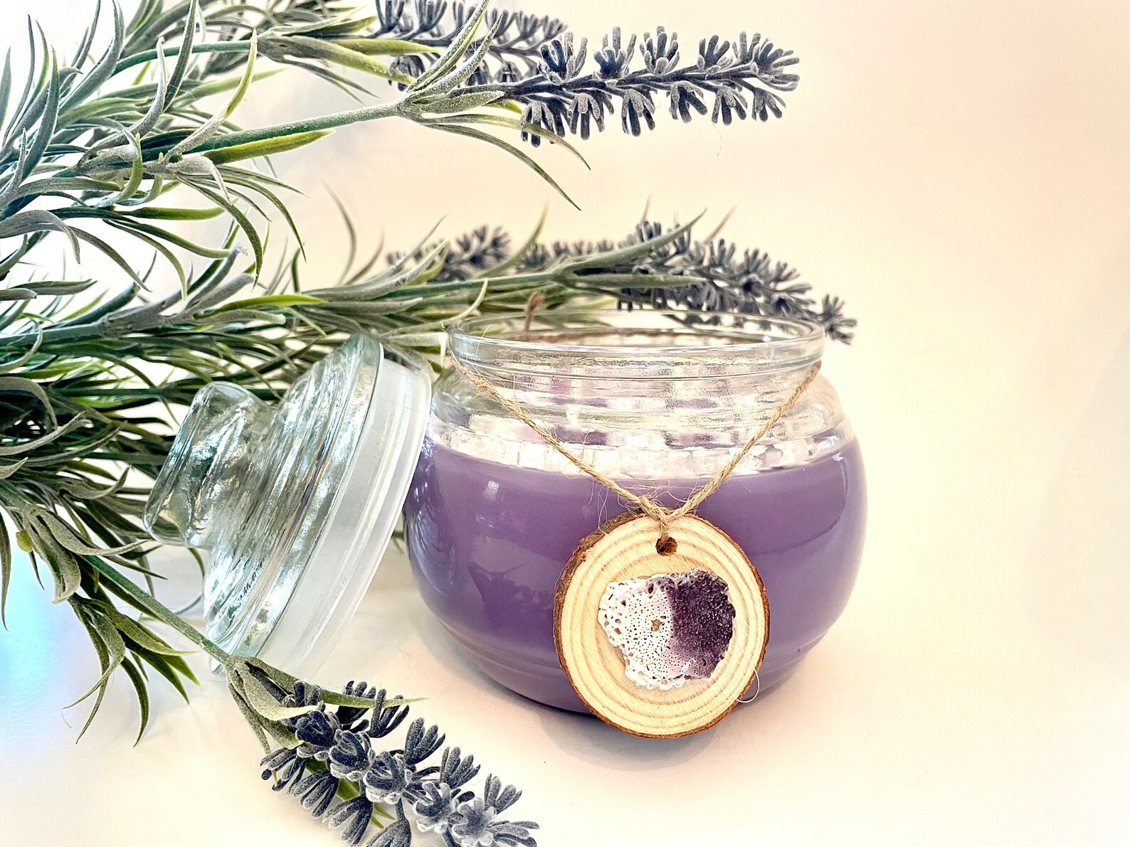 Homemade Soy Candle Lavender Purple Cool Candle Gifts for Etsy