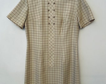 ROBE À CARREAUX DES ANNÉES 1960