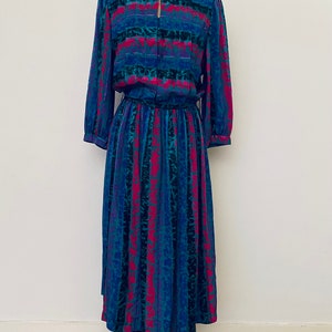 80ER JAHRE BLOUSONKLEID