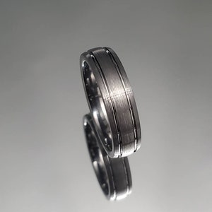 Tungsten Ring, Wedding Men's Ring, Unisex Band, Thumb Ring image 2