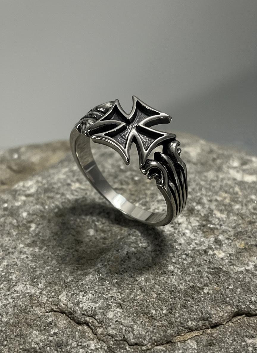 CTHY CROSS ROAD RING RHODIUM SILVER 【公式通販】
