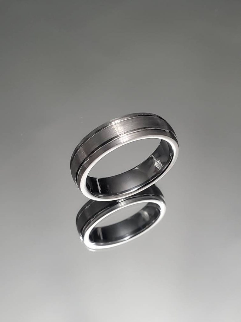 Tungsten Ring, Wedding Men's Ring, Unisex Band, Thumb Ring image 3