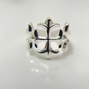 Cross Shield Ring | Sterling Silver Medieval Shield Ring | Solid 925 Sterling Silver | Unique Gift for Him or Her