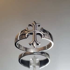 Medieval Cross Ring – Bold, Edgy, and Timeless