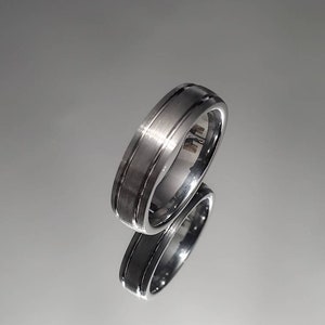 Tungsten Ring, Wedding Men's Ring, Unisex Band, Thumb Ring image 7