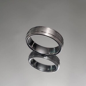 Tungsten Ring, Wedding Men's Ring, Unisex Band, Thumb Ring image 5