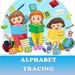 Printable Alphabet Letter Tracing Book, A to Z, Alphabet Tracing ...