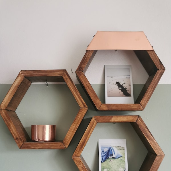 Hexagon Shelves Etsy UK