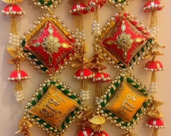 Beautiful Shubh Labh Wall Hangings for Home Decoration Home Living Decor Party Decor Diwali Decoration lucky charm Door Hangings Door Decor