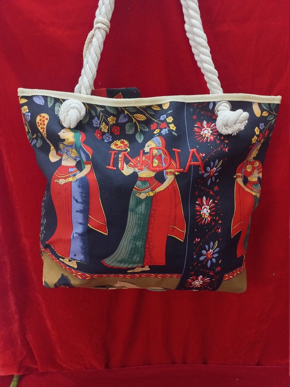 For Girls -handmade Ethnic Rajasthani Embroidered Side Bag Capacity: 1  Kg/hr at Best Price in New Delhi | Toratto Jute Bags