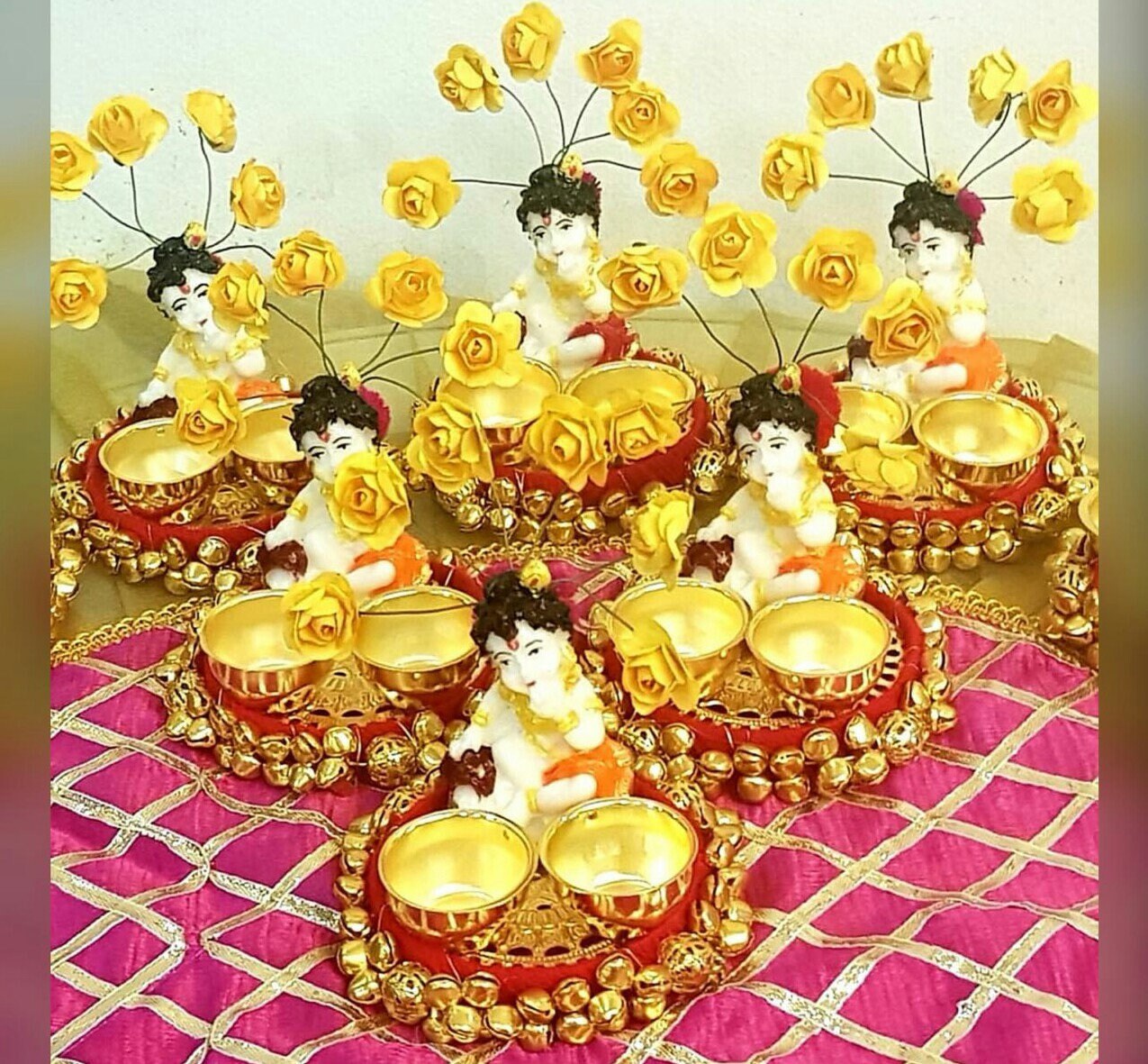 Lord Krishna Idol for Festival Janmastami Decoration Krishna Pooja