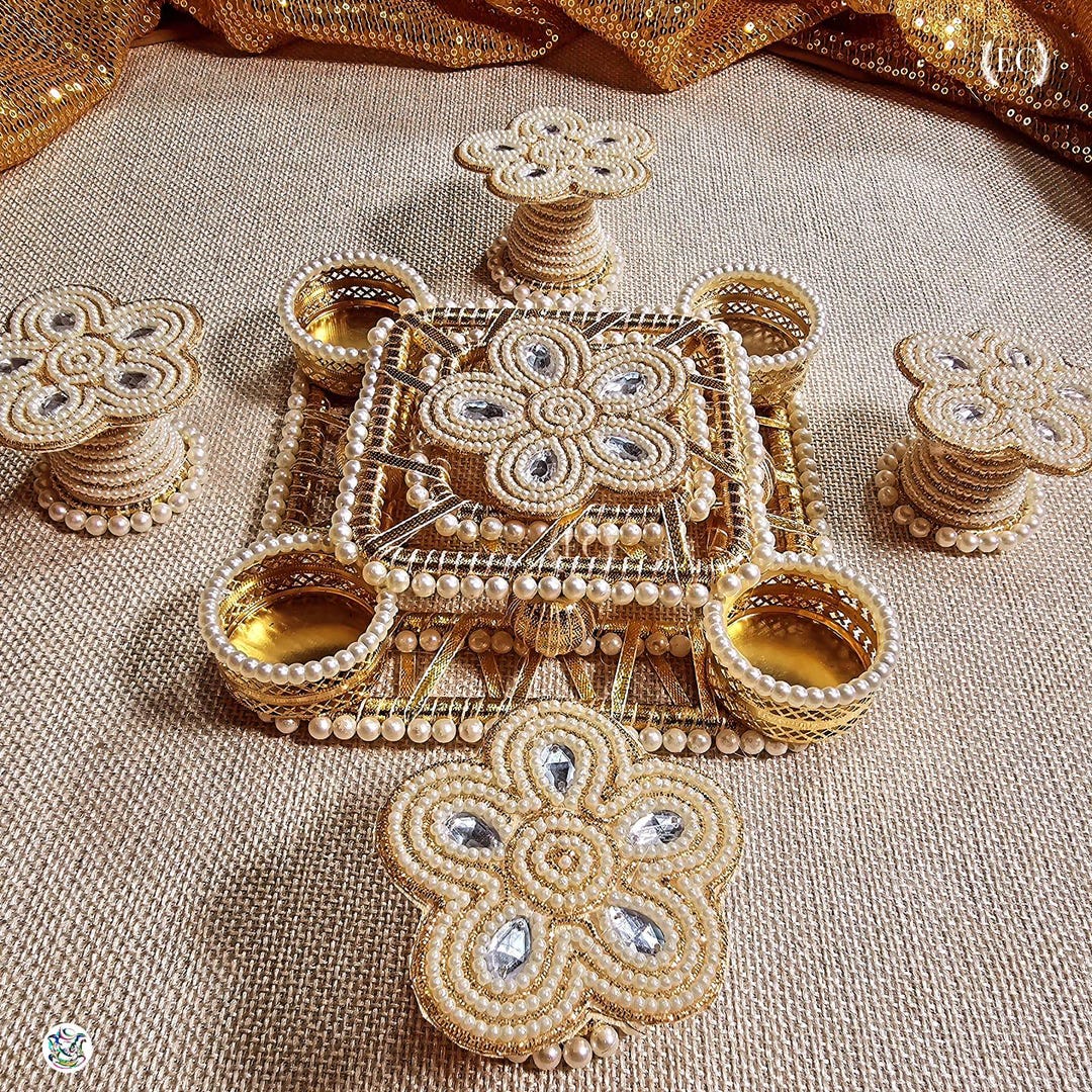 Weekly Rangoli Set Pearl Rangoli Set: Handmade Diwali Festive Home Decoration - Etsy