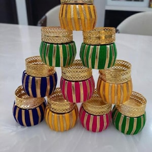 Handmade Diwali Tea Light Holders: Rustic Farmhouse Candle Decor