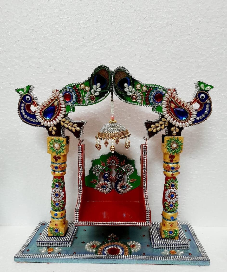 Big Size Lord Krishna Jhula Krishna Jhulla Nand Gopal Jhula Kanha Ji