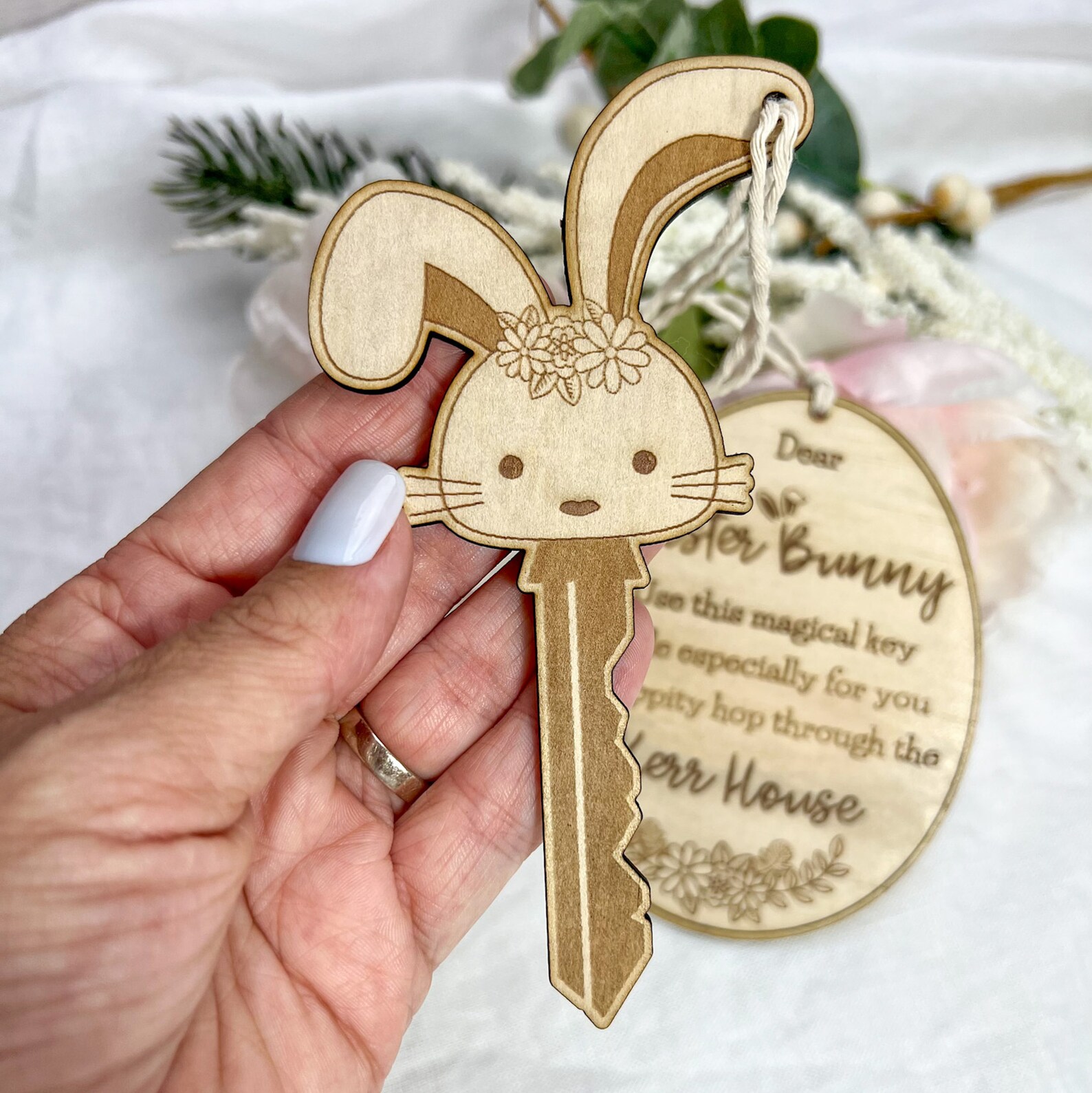 Easter Bunny Key Easter Magic Key Boho Easter Decor Easter Etsy Australia