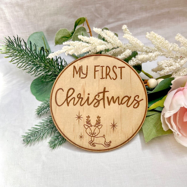 Babys First Christmas 2022 Babys First Christmas 2022 Sign Personalised Baby's First Etsy Finland