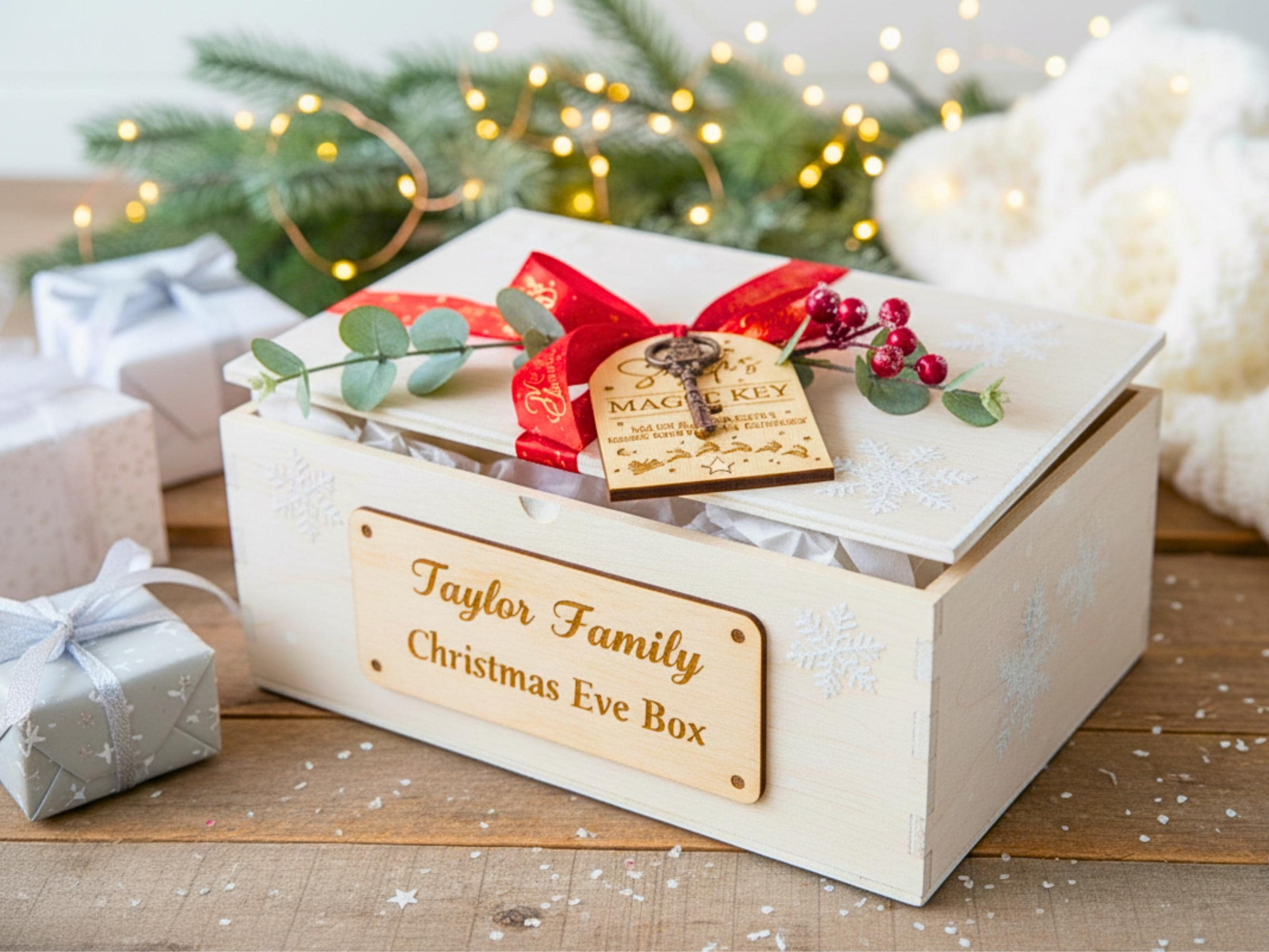 De magische sleutel van de kerstman voor huis zonder schoorsteenversiering, kerstversiering, skeletsleutel kerstsleutel, kerstmandecoratie, santassleutel, sleutels, ornamenten, betoverd, clausule