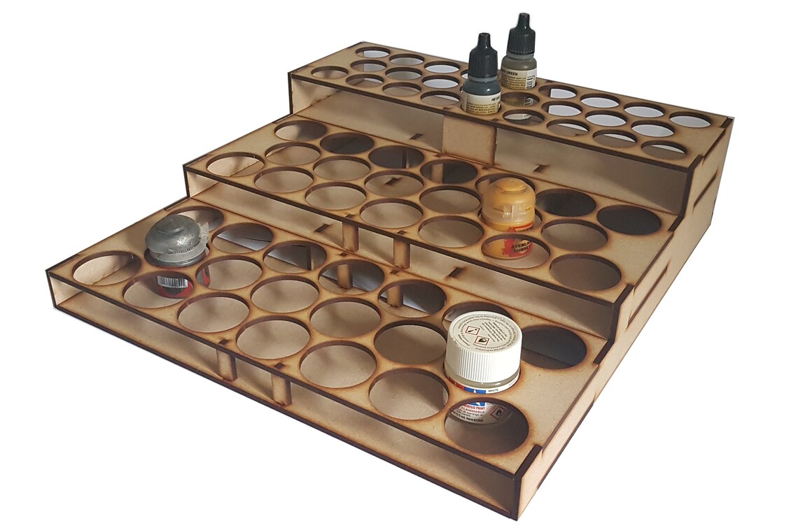 Paint Rack Designed to Hold CITADEL TAMIYA & VALLEJO Paint Etsy
