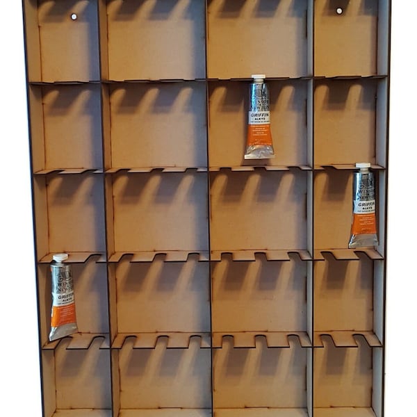 Paint Storage Rack 100 x 37ml WINDSOR & NEWTON PAINTS! Each Slot holds 2