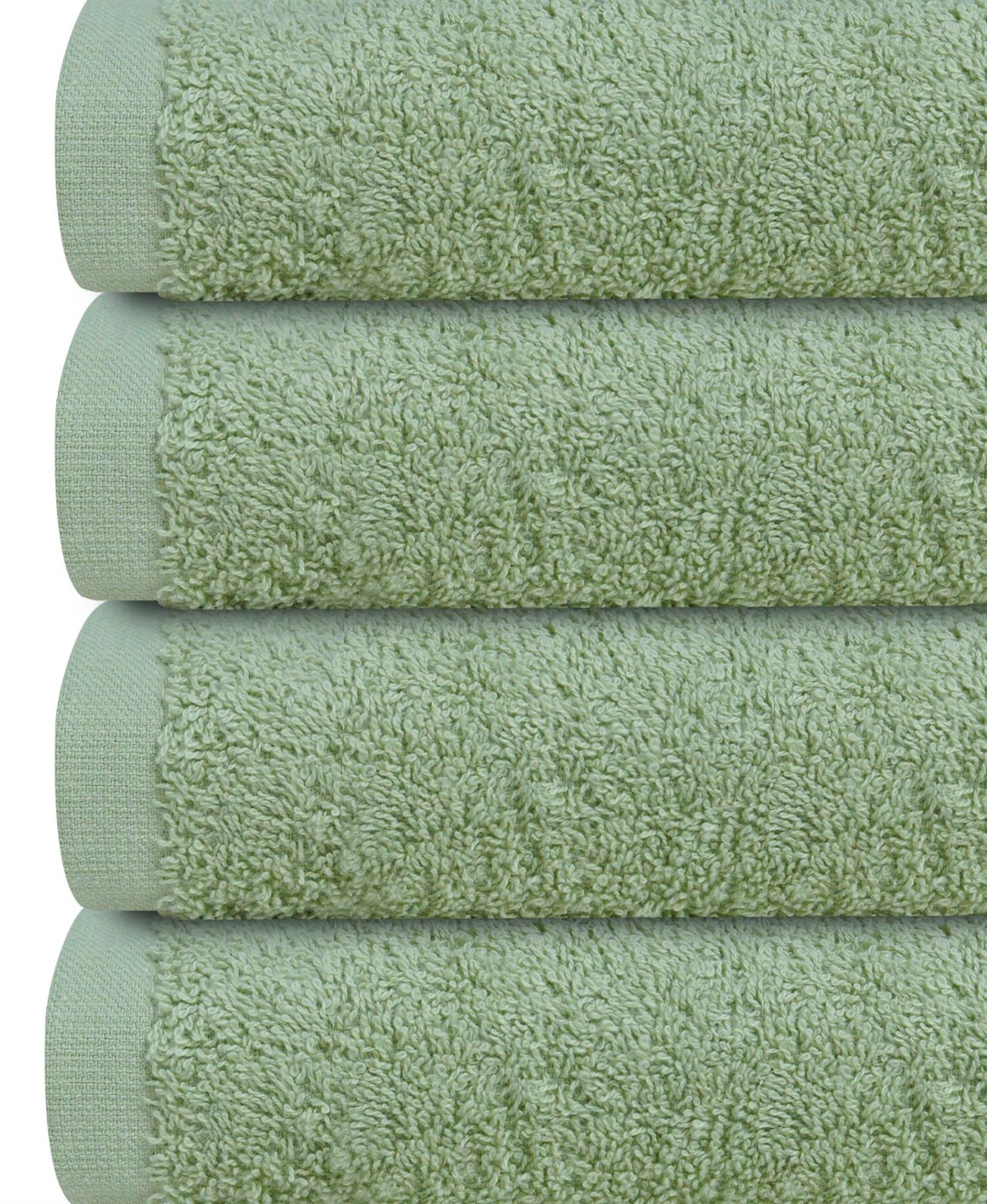 6 Pack Green Hand Towel 100 Cotton Premium Hand Towels Soft Etsy