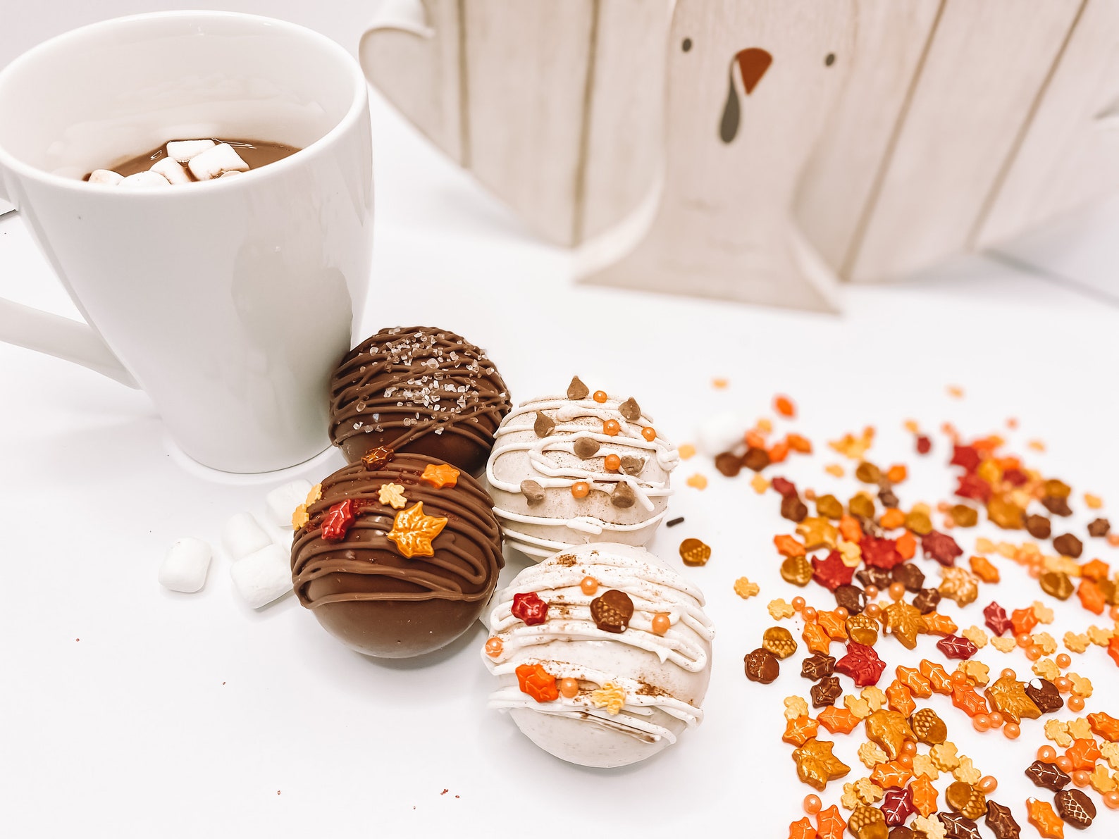 Hot Chocolate Bombs Cocoa Christmas Holiday Fall Thanksgiving Etsy