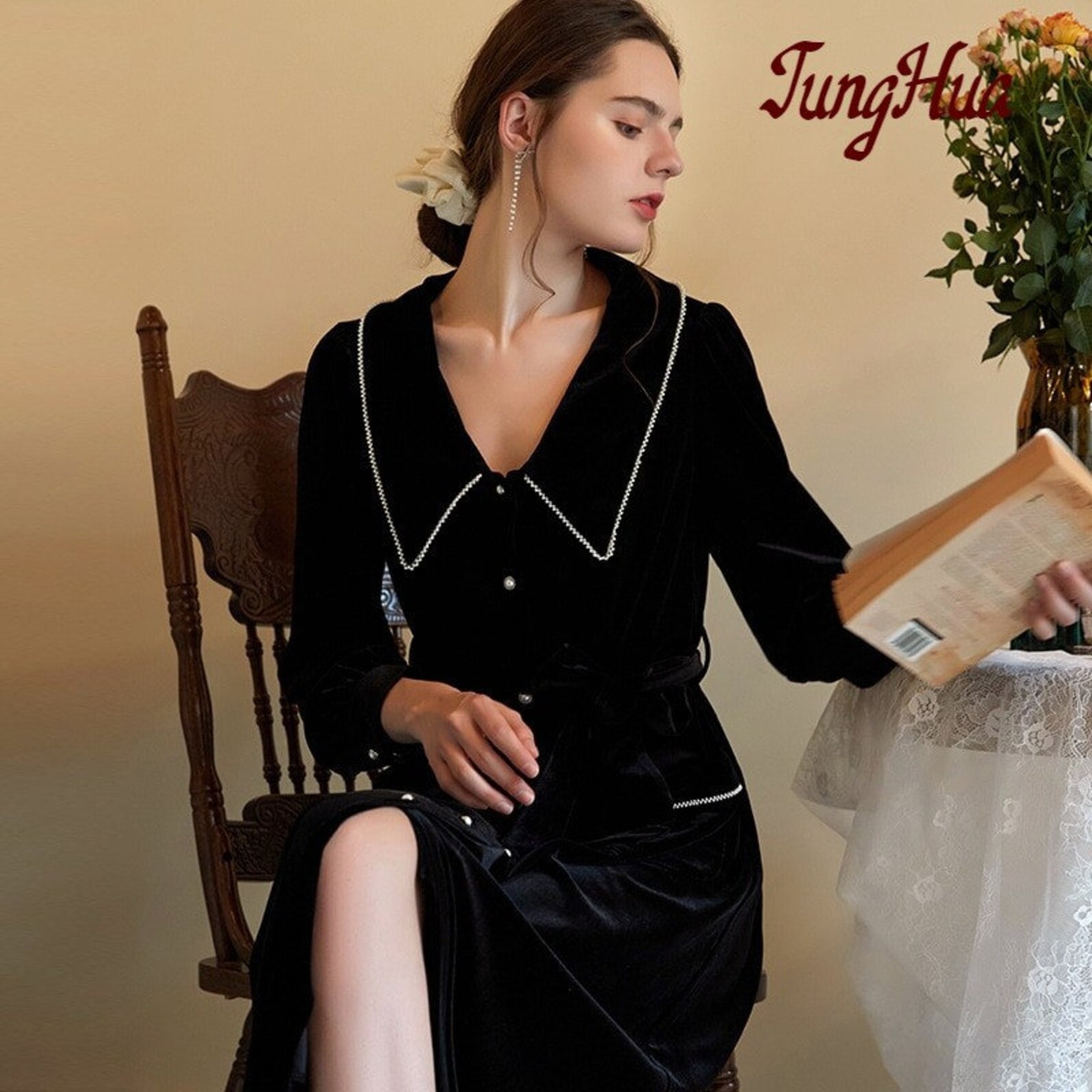 Winter Robe For Women Women Romantic Gowns Elegant Etsy